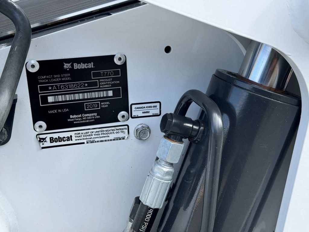 2019 Bobcat T770 Skid Steer High Flow